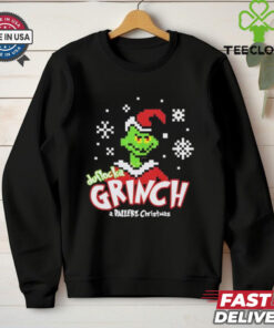 Duflocka Grinch aballerz Christmas pixel shirt