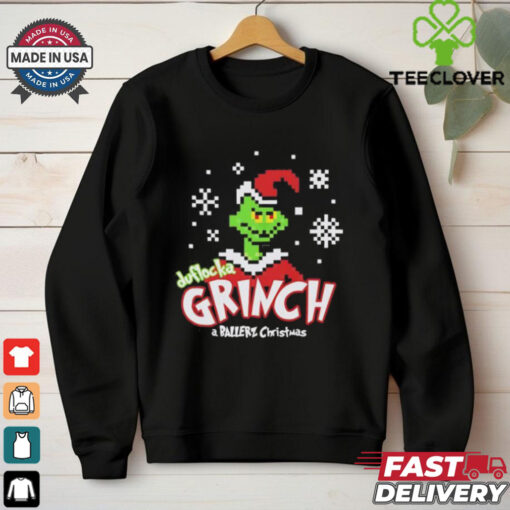 Duflocka Grinch aballerz Christmas pixel shirt