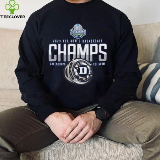 Duke Blue Devils 2023 ACC Men’s Basketball Conference Tournament Champions Locker Room T Shirt