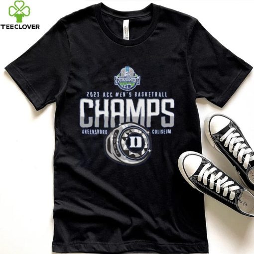 Duke Blue Devils 2023 ACC Men’s Basketball Conference Tournament Champions Locker Room T Shirt