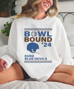 Duke Blue Devils 2024 Bowl Bound Helmet Shirt