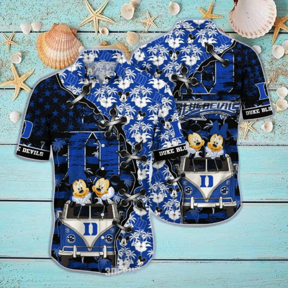Duke Blue Devils 3D Hawaiian Shirt Beach Duke Blue Devils 3D Hawaiian Shirt Beach