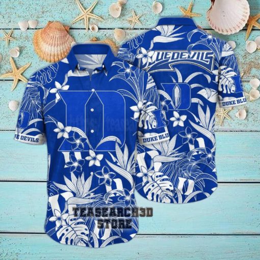 Duke Blue Devils All Over Print Hawaiian Shirt From USAmerci Store