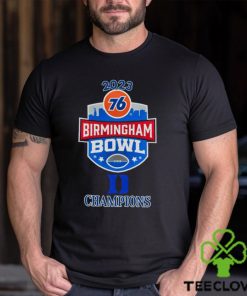 Duke Blue Devils Champions 2023 76 Birmingham Bowl logo shirt