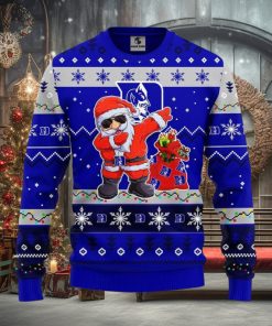 Duke Blue Devils Dabbing Santa Claus Christmas Ugly Sweater 3D Christmas Xmas Sweater