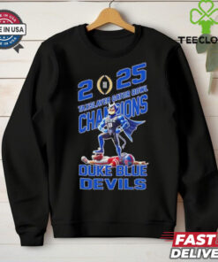 Duke Blue Devils Defeat Ole Miss Rebels TaxSlayer Gator Bowl NCAA Season 2024-2025 Shirt with a bold graphic design, celebrating the victory, perfect for Blue Devils fans.