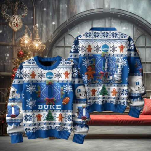 Duke Blue Devils Football They Not Like Us Christmas Ugly Sweater