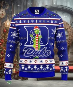Duke Blue Devils Funny Grinch Christmas Ugly Sweater Sport Christmas Gift Ideas