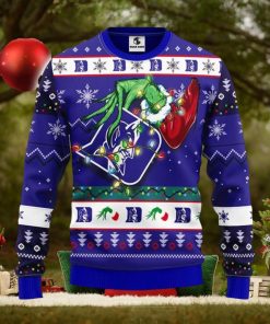 Duke Blue Devils Grinch Christmas Ugly 3D Xmas Sweater Christmas Gift For Fans