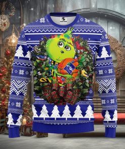 Duke Blue Devils Grinch Hug Christmas Ugly Sweater