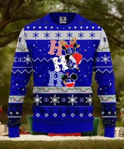 Duke Blue Devils Hohoho Mickey Christmas Ugly Sweater Sport Christmas Gift Ideas
