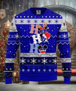 Duke Blue Devils Hohoho Mickey Christmas Ugly Sweater Sport Christmas Gift Ideas