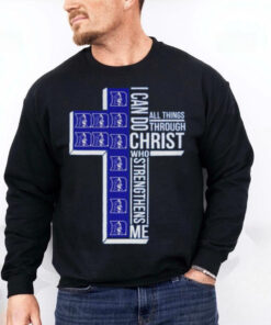 Duke Blue Devils I Can Do All Things Through Christ Who T Shirt