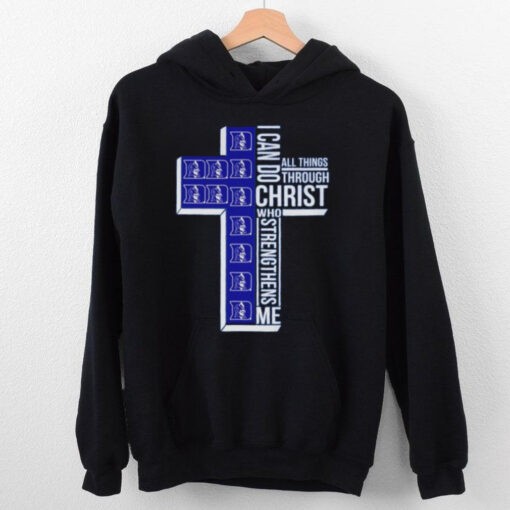 Duke Blue Devils I Can Do All Things Through Christ Who T Shirt
