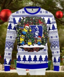 Duke Blue Devils Minion Christmas Ugly 3D Xmas Sweater Christmas Gift For Fans