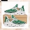 Duke Blue Devils NCAA Logo St. Patrick's Day Shamrock Custom Name Clunky Max Soul Shoes Sneakers For Mens Womens
