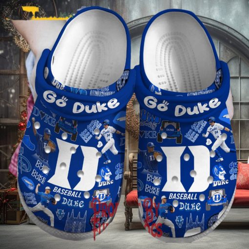 Duke Blue Devils Ncaa Sport Baseball Crocs Shoes