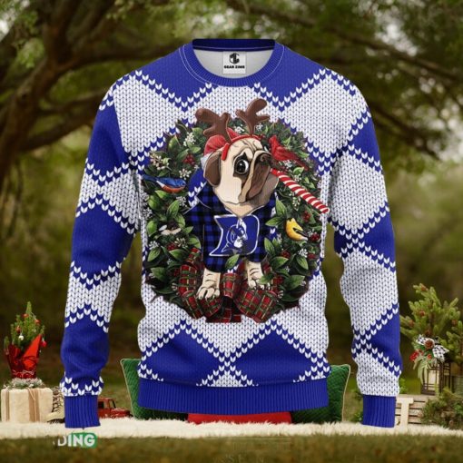 Duke Blue Devils Pub Dog Christmas Ugly Sweater Sport Christmas Gift Ideas