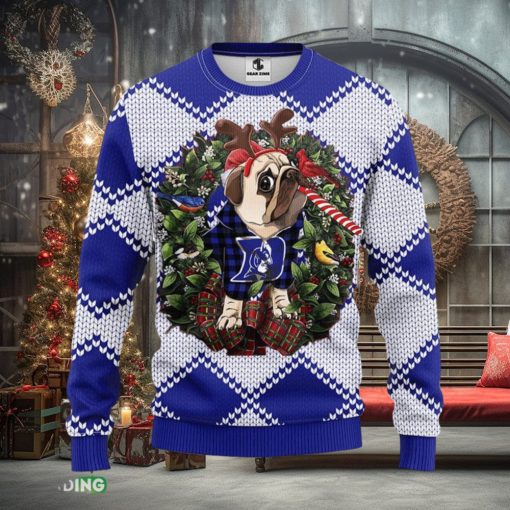 Duke Blue Devils Pub Dog Christmas Ugly Sweater Sport Christmas Gift Ideas