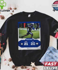 Duke Blue Devils Wins 21 20 UNC Football 2024 Game Day Final Score Shirt
