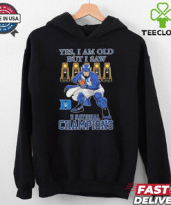 Duke Blue Devils Yes I Am Old But I Saw 5 National Champions Mascot T shirts