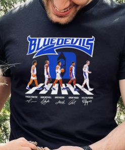 Duke Blue Devils men’s basketball famous player signatures logo shirt