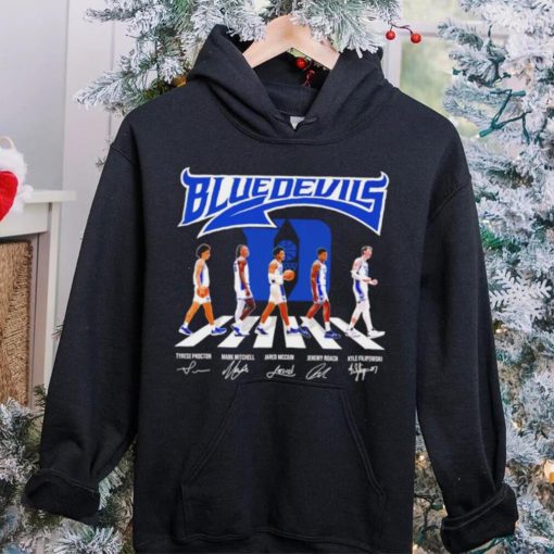 Duke Blue Devils men’s basketball famous player signatures logo shirt