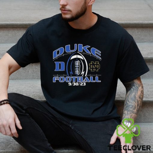 Duke Blue Devils vs. Notre Dame Fighting Irish 2023 Football Matchup Shirt