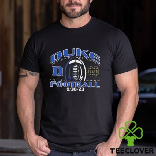 Duke Blue Devils vs. Notre Dame Fighting Irish 2023 Football Matchup Shirt