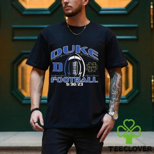 Duke Blue Devils vs. Notre Dame Fighting Irish 2023 Football Matchup Shirt