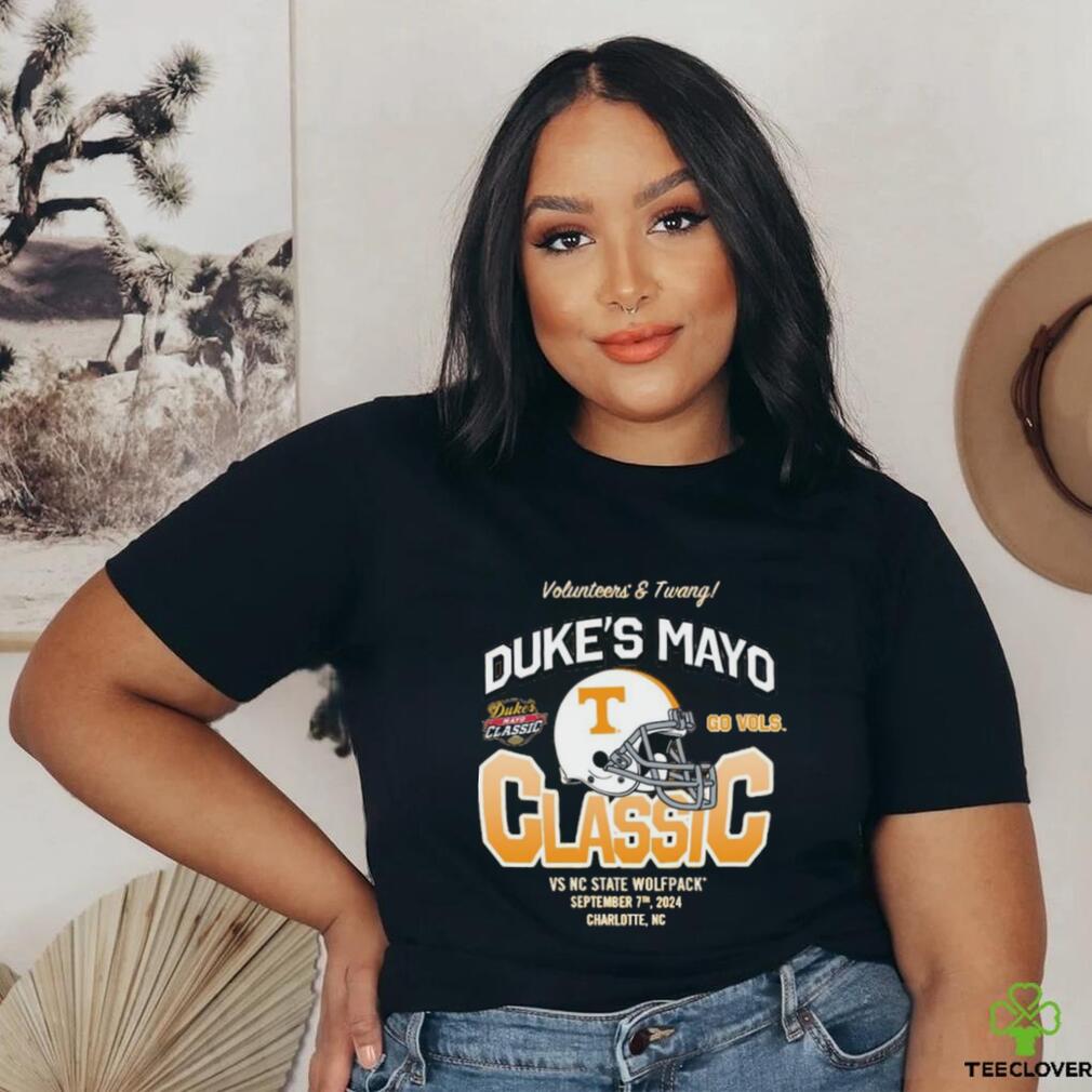 Duke’s Mayo Classic 2024 Volunteers & Twang Tennessee Vs Nc State Wolfpack September 7th 2024 Shirt Duke’s Mayo Classic 2024 Volunteers & Twang Tennessee Vs Nc State Wolfpack September 7th 2024 Shirt