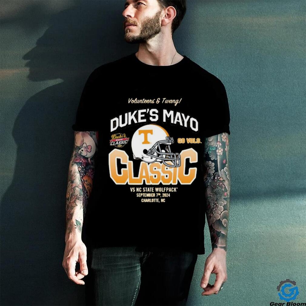 Duke’s Mayo Classic 2024 Volunteers & Twang Tennessee Vs Nc State Wolfpack September 7th 2024 Shirt Duke’s Mayo Classic 2024 Volunteers & Twang Tennessee Vs Nc State Wolfpack September 7th 2024 Shirt