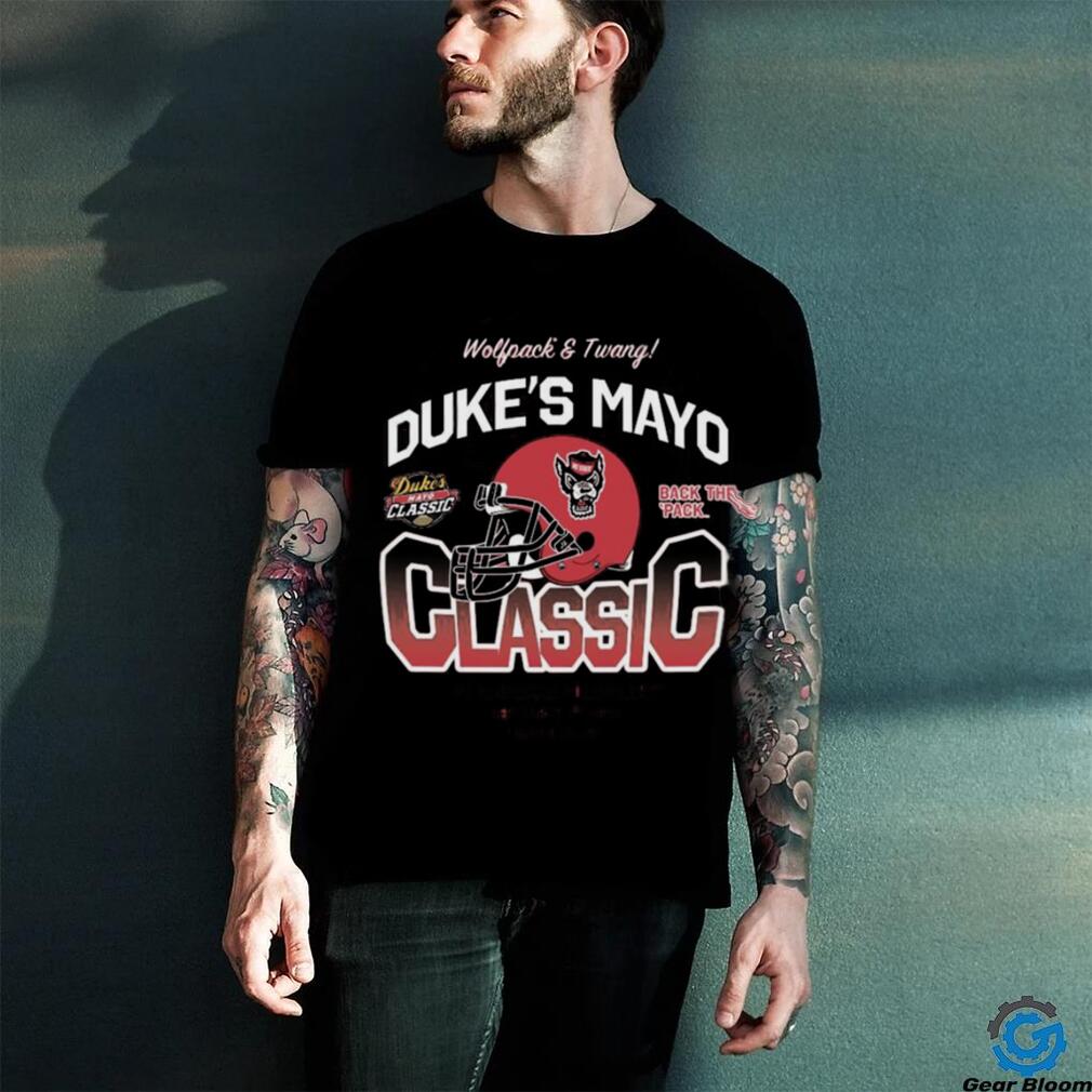 Duke’s Mayo Classic 2024 Wolfpack & Twang Back The ‘Pack Shirt Duke’s Mayo Classic 2024 Wolfpack & Twang Back The ‘Pack Shirt