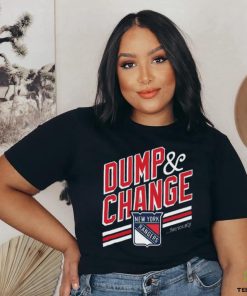 Dump And Change We Bleed Blue New York Rangers T Shirt