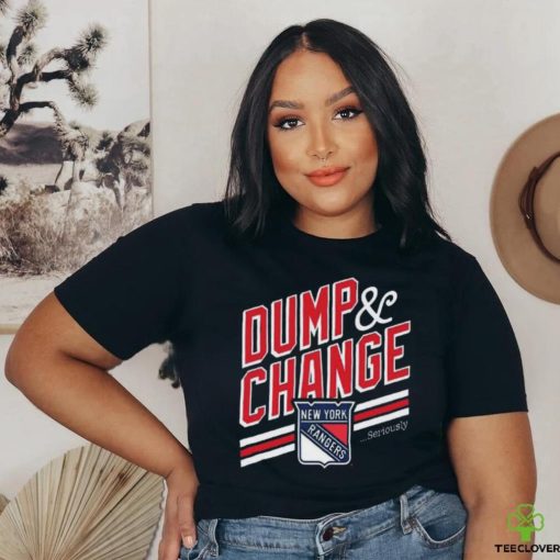 Dump And Change We Bleed Blue New York Rangers T Shirt