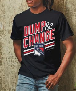 Dump And Change We Bleed Blue New York Rangers T Shirt