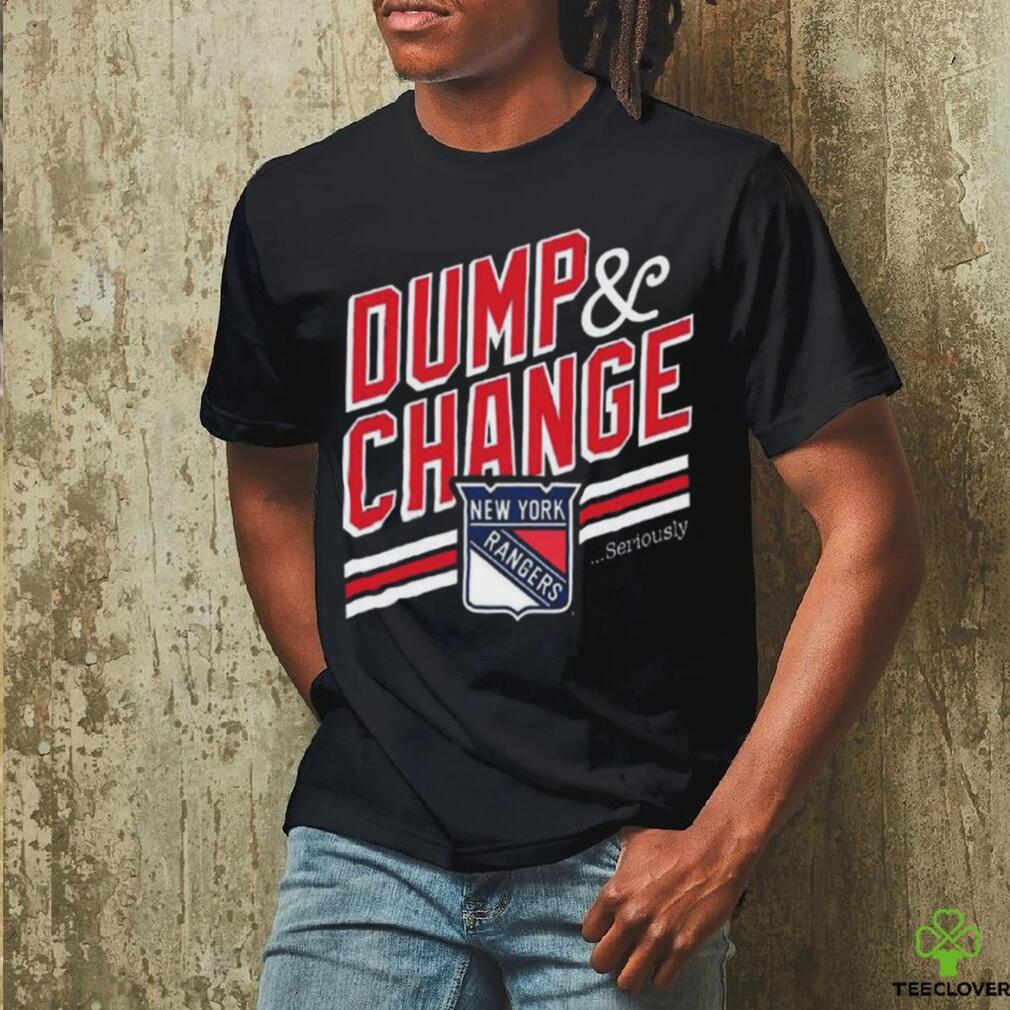 Dump And Change We Bleed Blue New York Rangers T Shirt Dump And Change We Bleed Blue New York Rangers T Shirt