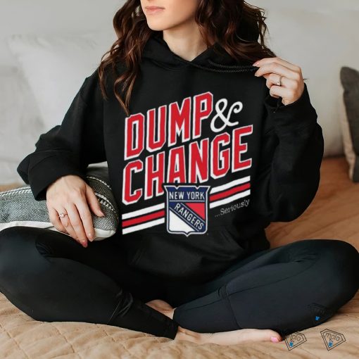 Dump And Change We Bleed Blue New York Rangers T Shirt