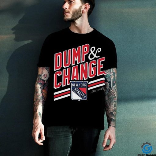 Dump And Change We Bleed Blue New York Rangers T Shirt