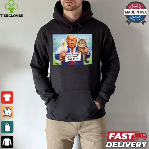 Dump Trump if you love your pets lovers shirt