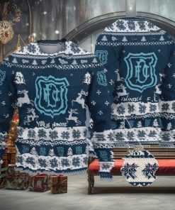 Dundee F.C SPFL Personalized Ugly Christmas Sweater