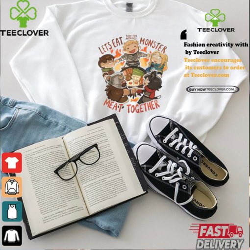 Dungeon Meshi Let’s Eat Monster Meat Together Shirt