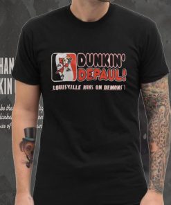 Dunkin’ Depaul Louisville runs on demons hoodie, sweater, longsleeve, shirt v-neck, t-shirt