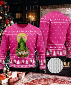 Dunkin Donuts Grinch Snow Ugly Christmas Sweater