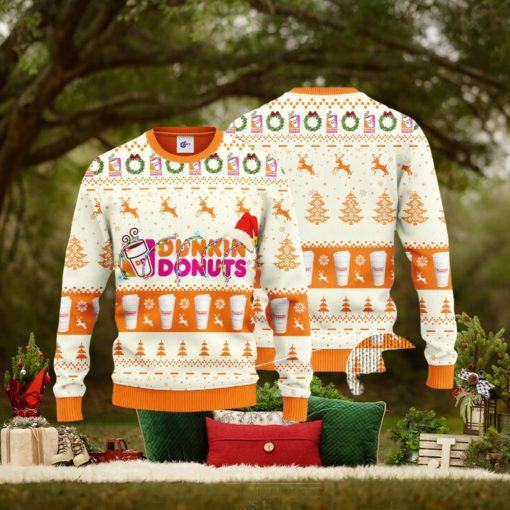 Dunkin’ Donuts Santa Hat Christmas Ugly Christmas