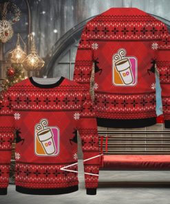 Dunkin’ Donuts Ugly Christmas Sweater, Xmas Gift Ideas For Fans
