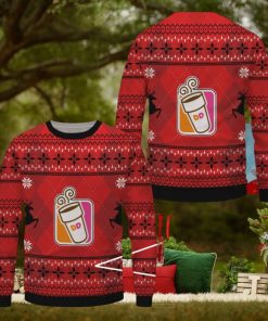 Dunkin’ Donuts Ugly Christmas Sweater, Xmas Gift Ideas For Fans 1 Dunkin’ Donuts Ugly Christmas Sweater, Xmas Gift Ideas For Fans