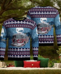 Dunlap Fire Department, Dunlap, Tennessee Christmas Aop Ugly Sweater Family Gift