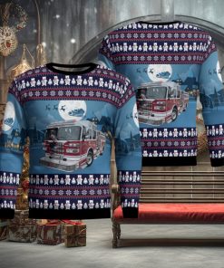 Dunlap Fire Department, Dunlap, Tennessee Christmas Aop Ugly Sweater Family Gift