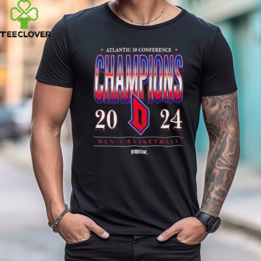 Duquesne Dukes Atlantic 10 Conference Champions 2024 Men's Basketball T Shirt